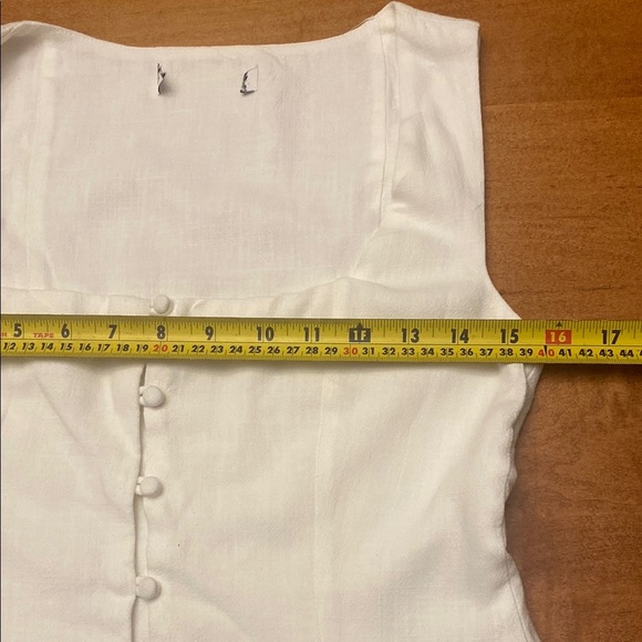 Princess Polly Ivory Button-Up Crop Top - Picture 9 of 10